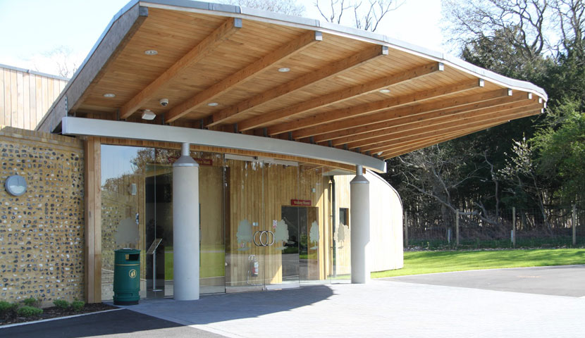 The Oaks Havant Crematorium Front Entrance